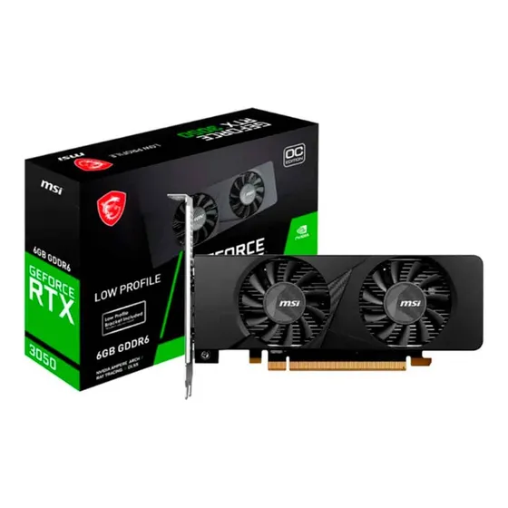 Placa De Vídeo Msi Geforce Rtx 3050 Low Profile 6gb Gddr6